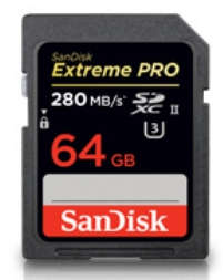 Sandisk Sd Extreme Pro Sdxc 64gb 280mbs
